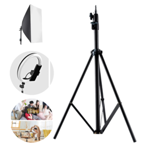 JMARY MT-75 Professional Camera Tripod Stand (210cm) – Heavy-Duty Photography & Video Tripod for DSLR, Phone & Ring Light