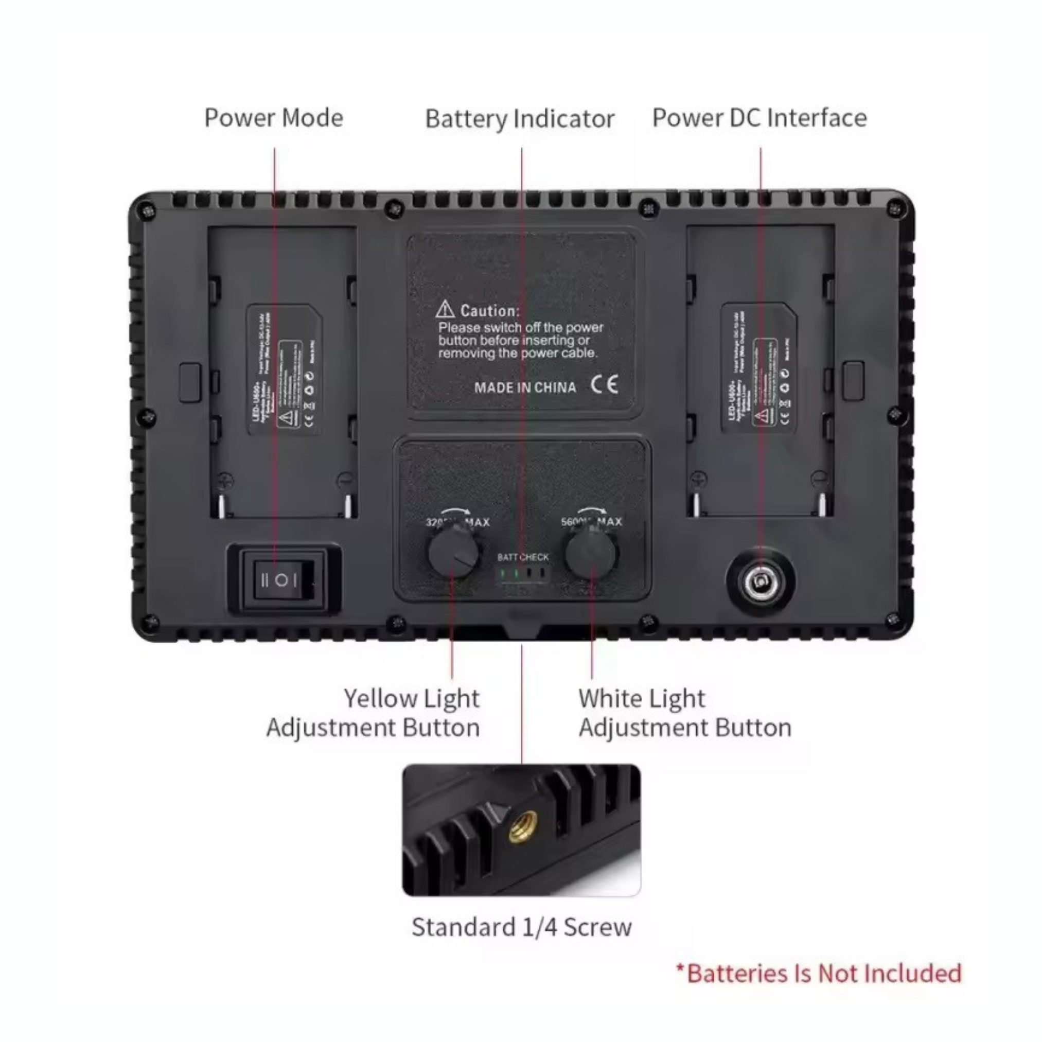 Pro LED 800 Video Light with Stand – Adjustable Bi-Color Studio Lighting for Photography, YouTube & Live Streaming