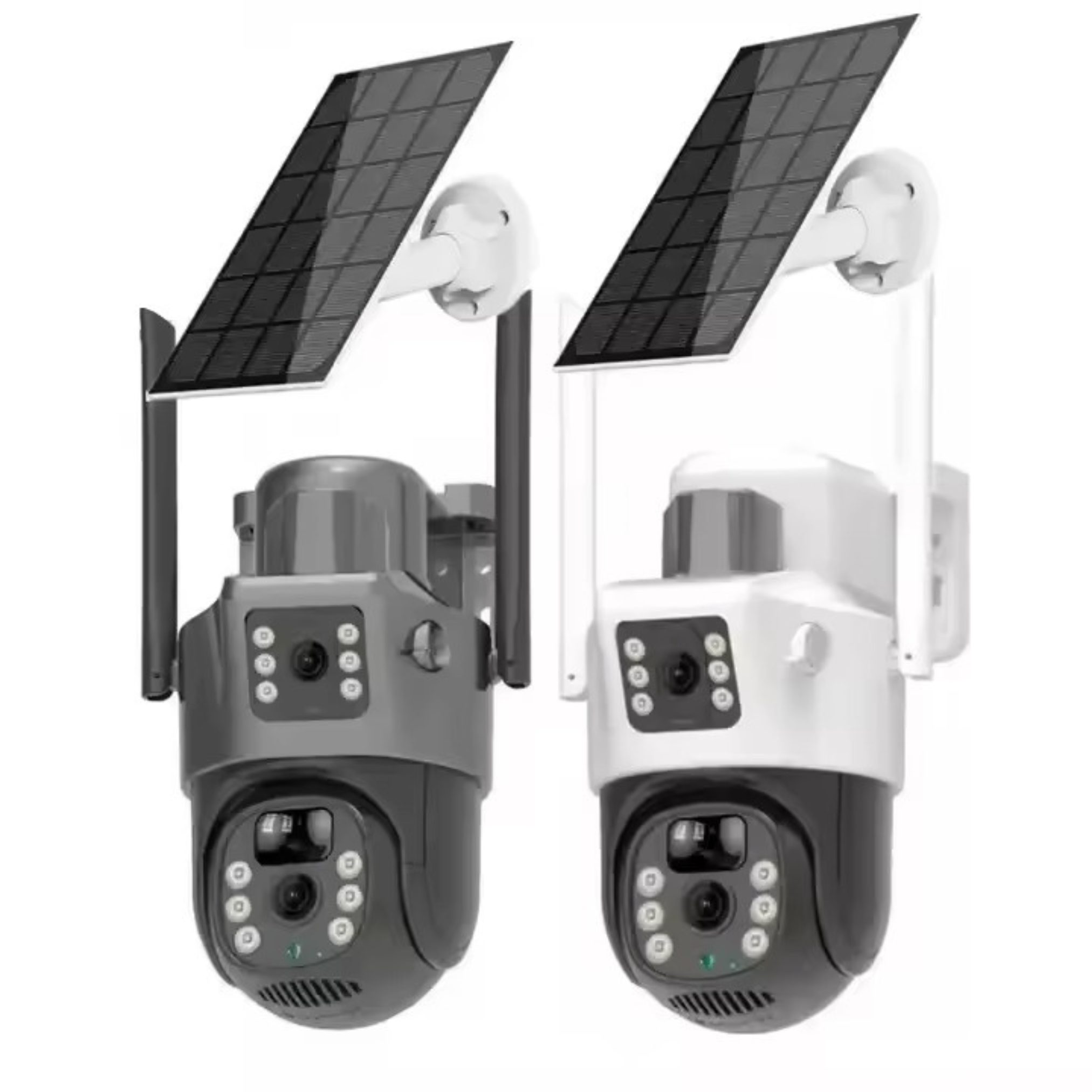 Smart 4G, 6MP 2-Lens Solar Security Camera – Wireless Outdoor CCTV with Smart App & Motion Alerts