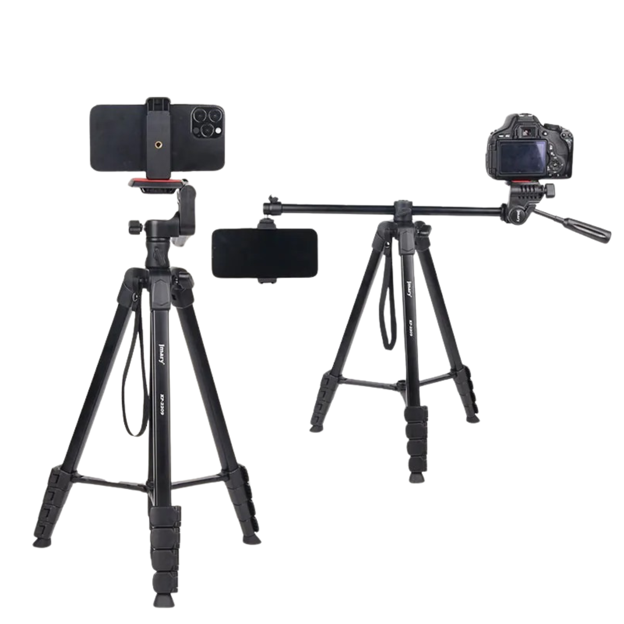 JMARY KP-2207 Tripod Stand – Portable 1.33 m Camera & Mobile Tripod for Photo & Video