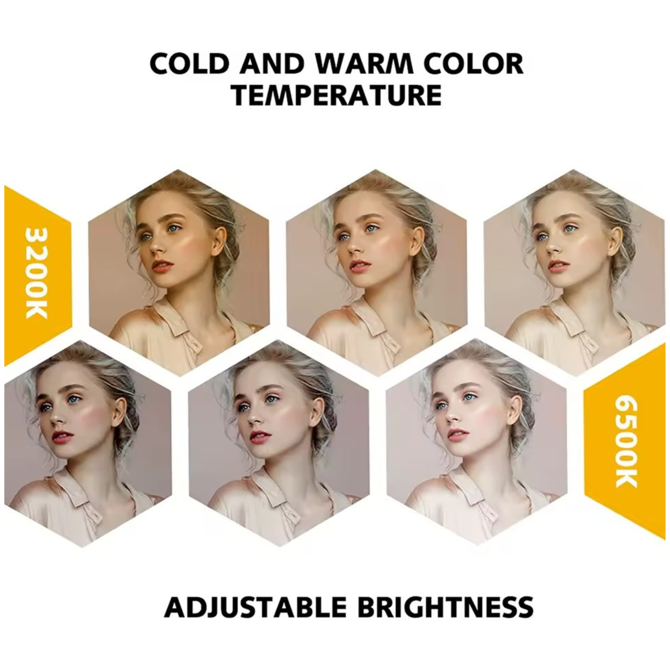 18″ LED Ring Light Kit with Tripod & Bag – Adjustable Photo & Video Lighting Panel