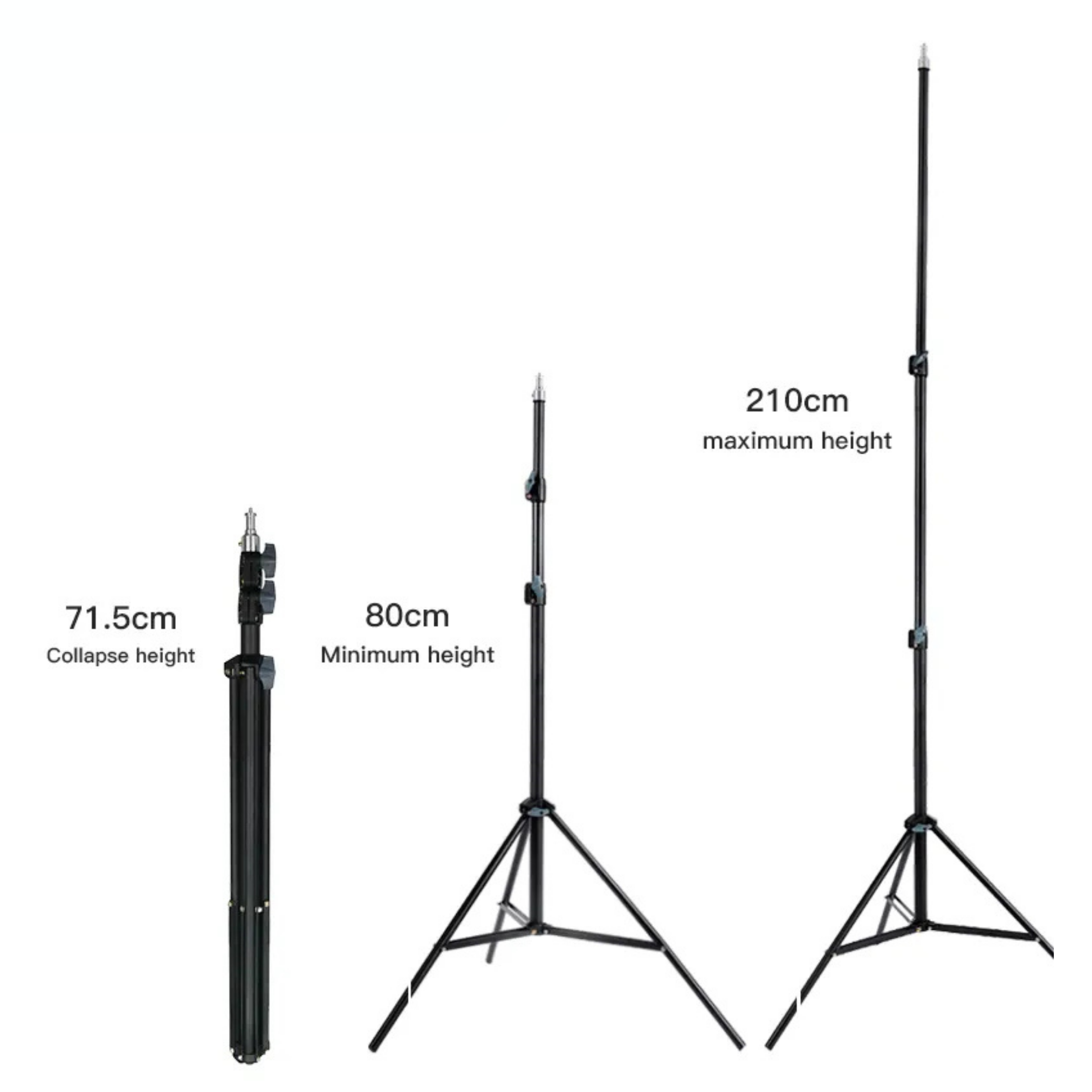 JMARY MT-75 Professional Camera Tripod Stand (210cm) – Heavy-Duty Photography & Video Tripod for DSLR, Phone & Ring Light