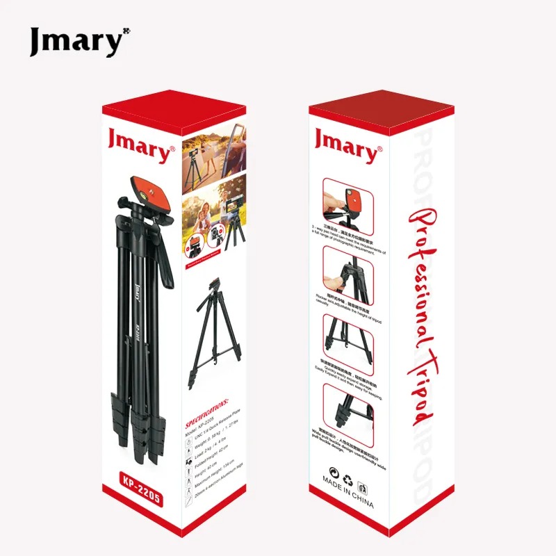 JMARY KP-2205 Tripod Stand – 1.5M Video & Photo Camera Tripod for Phone, DSLR & Vlogging (Copy)
