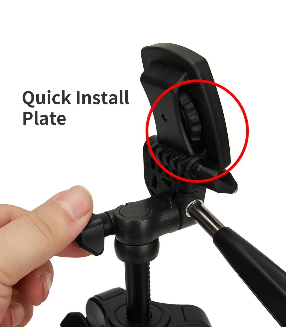 JMARY KP-2205 Tripod Stand – 1.5M Video & Photo Camera Tripod for Phone, DSLR & Vlogging (Copy)