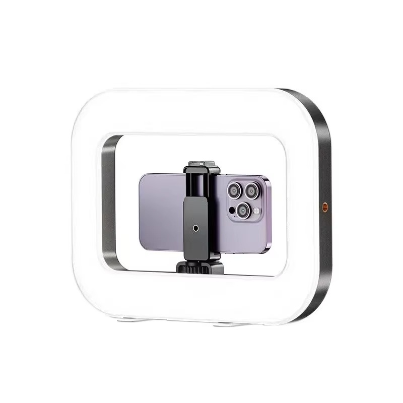 YM200 20W Rechargeable Ring Light – Portable Selfie LED Video Light for Phone & Camera