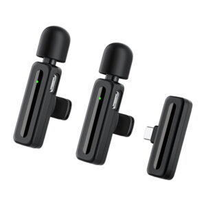 SE80 Wireless Lapel Microphone – Long-Range Clip-On Lavalier Mic for Phones